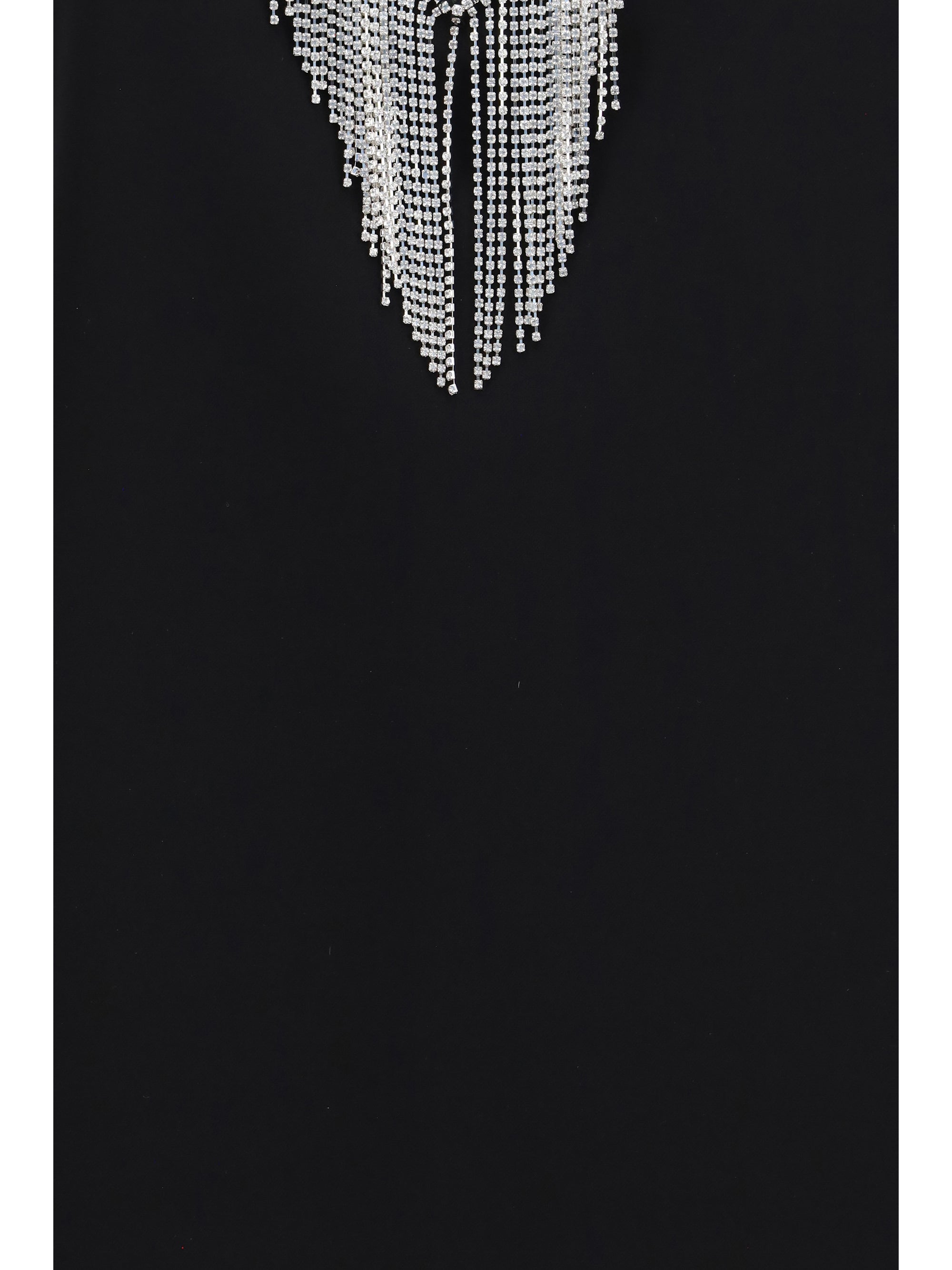 faglia v-neck top with crystals