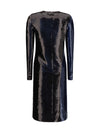 two-tone sequin dress