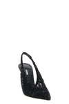 chantilly slingbacks in transparent mesh