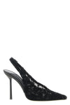 chantilly slingbacks in transparent mesh