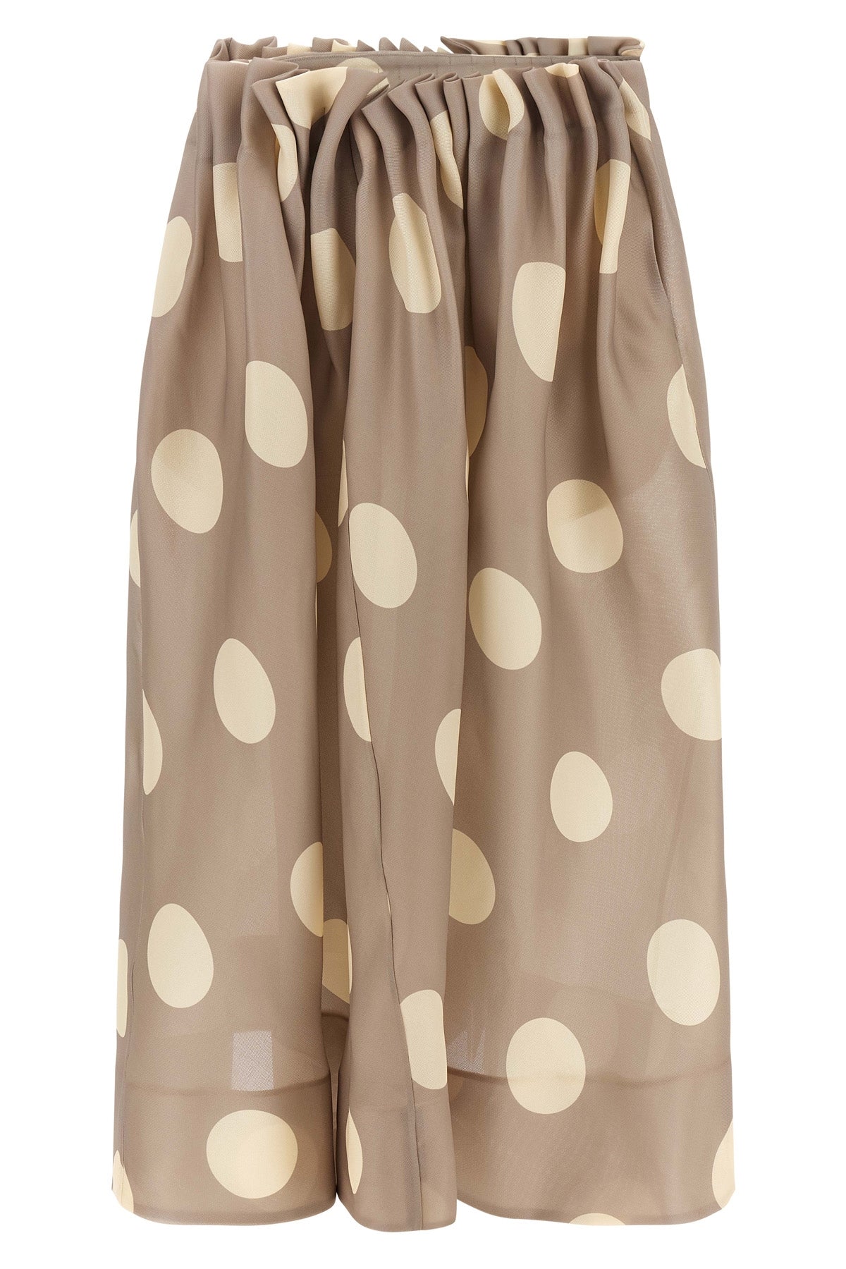 the khaite riley maxi skirt imposes a scenographic presence through a masterfu