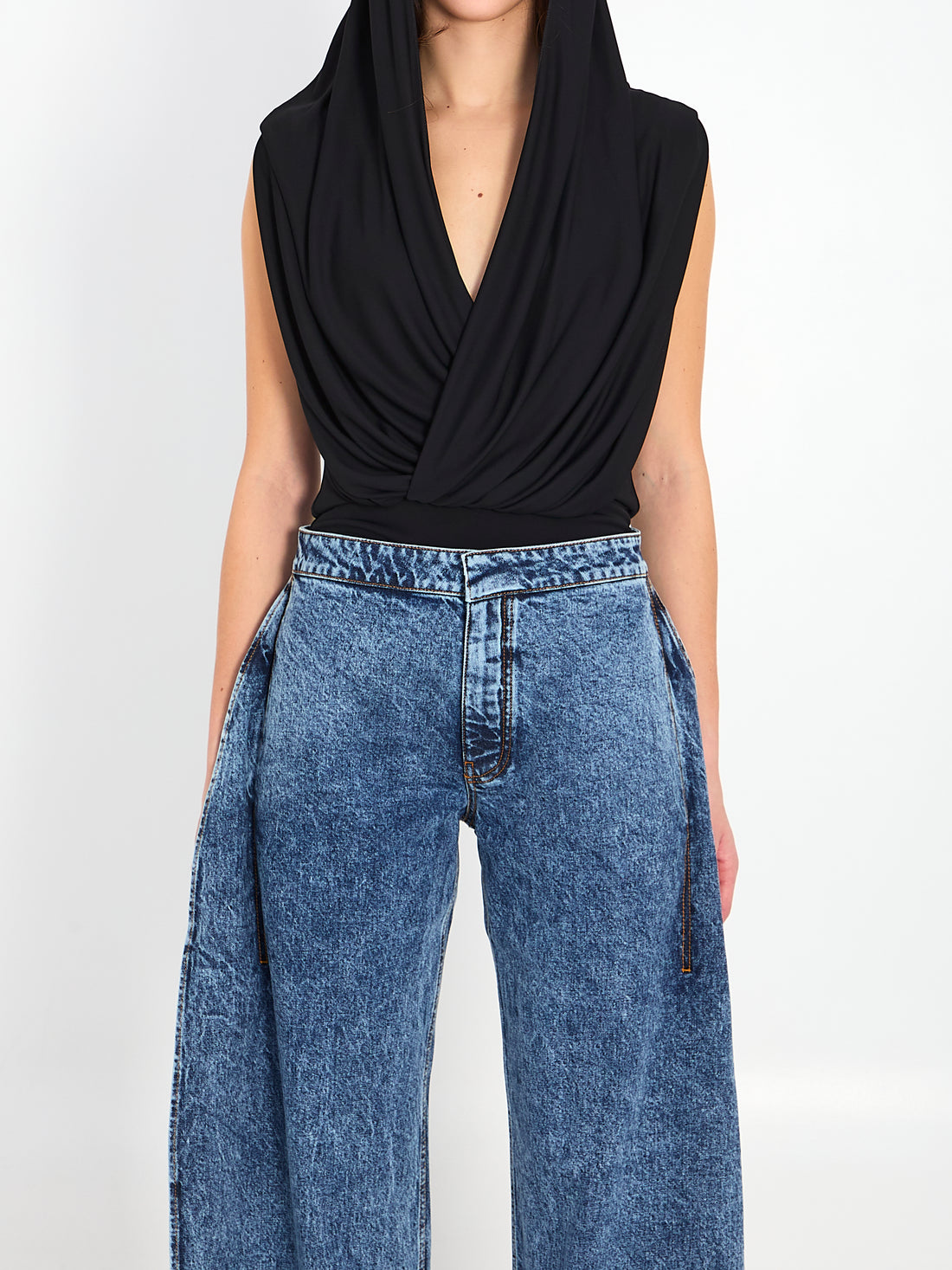 ALAIA 36 hooded bodysuit