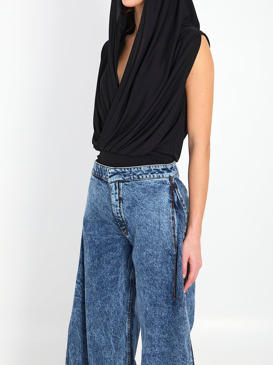 ALAIA 36 hooded bodysuit