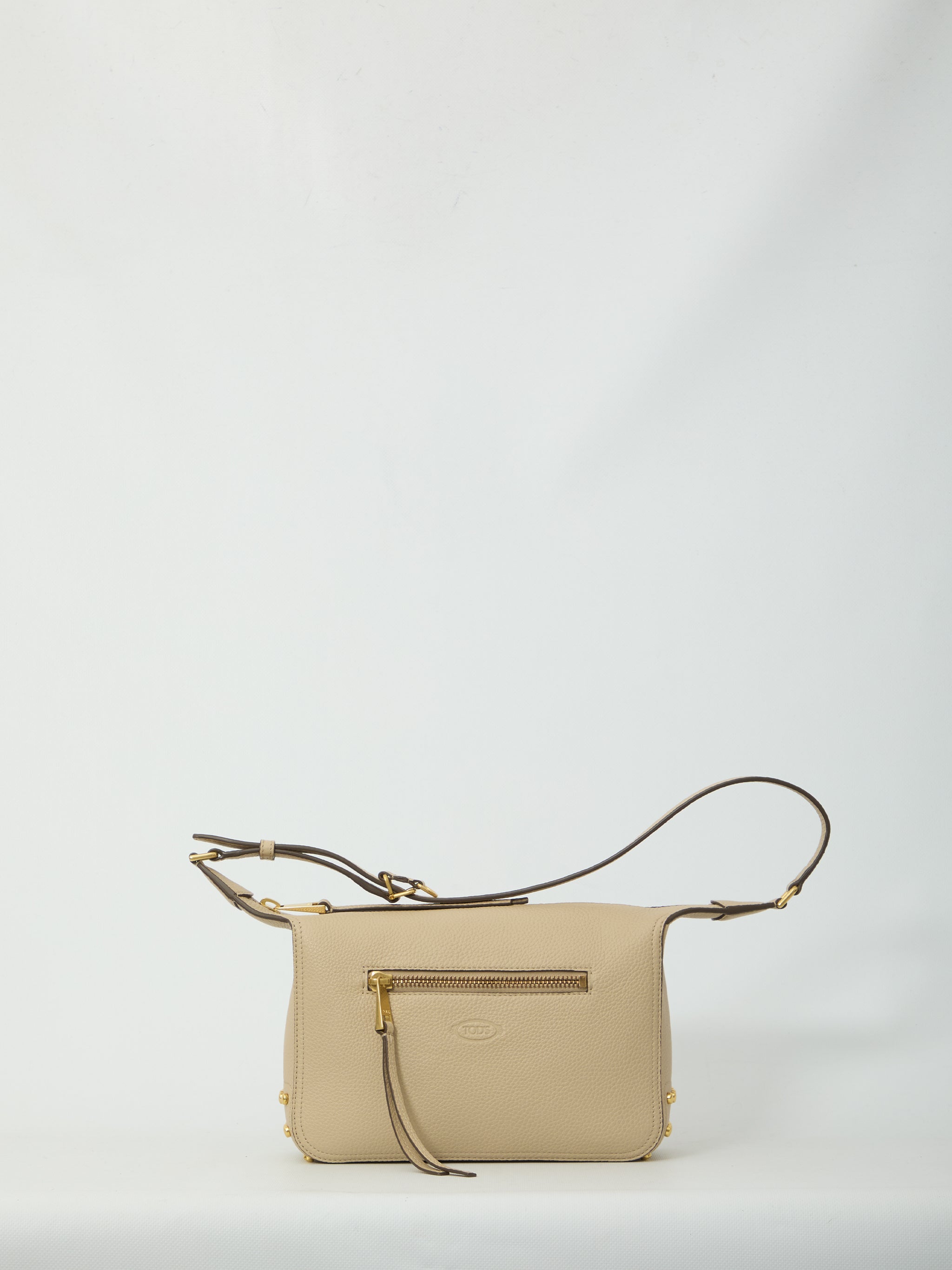metal dots mini leather bag