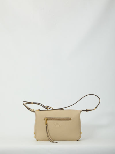 metal dots mini leather bag