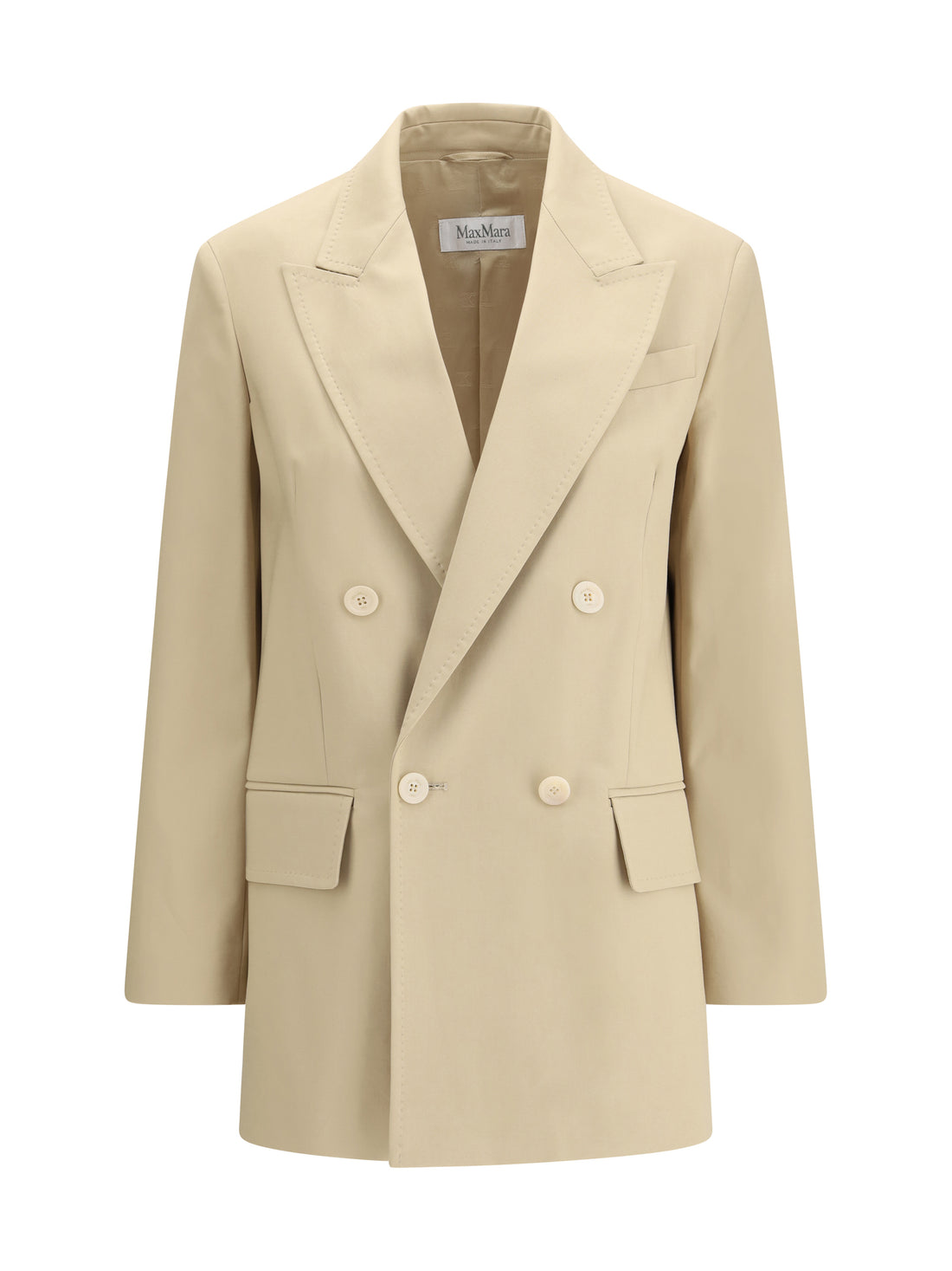 MAX MARA 38 olimpia stretch canvas jacket