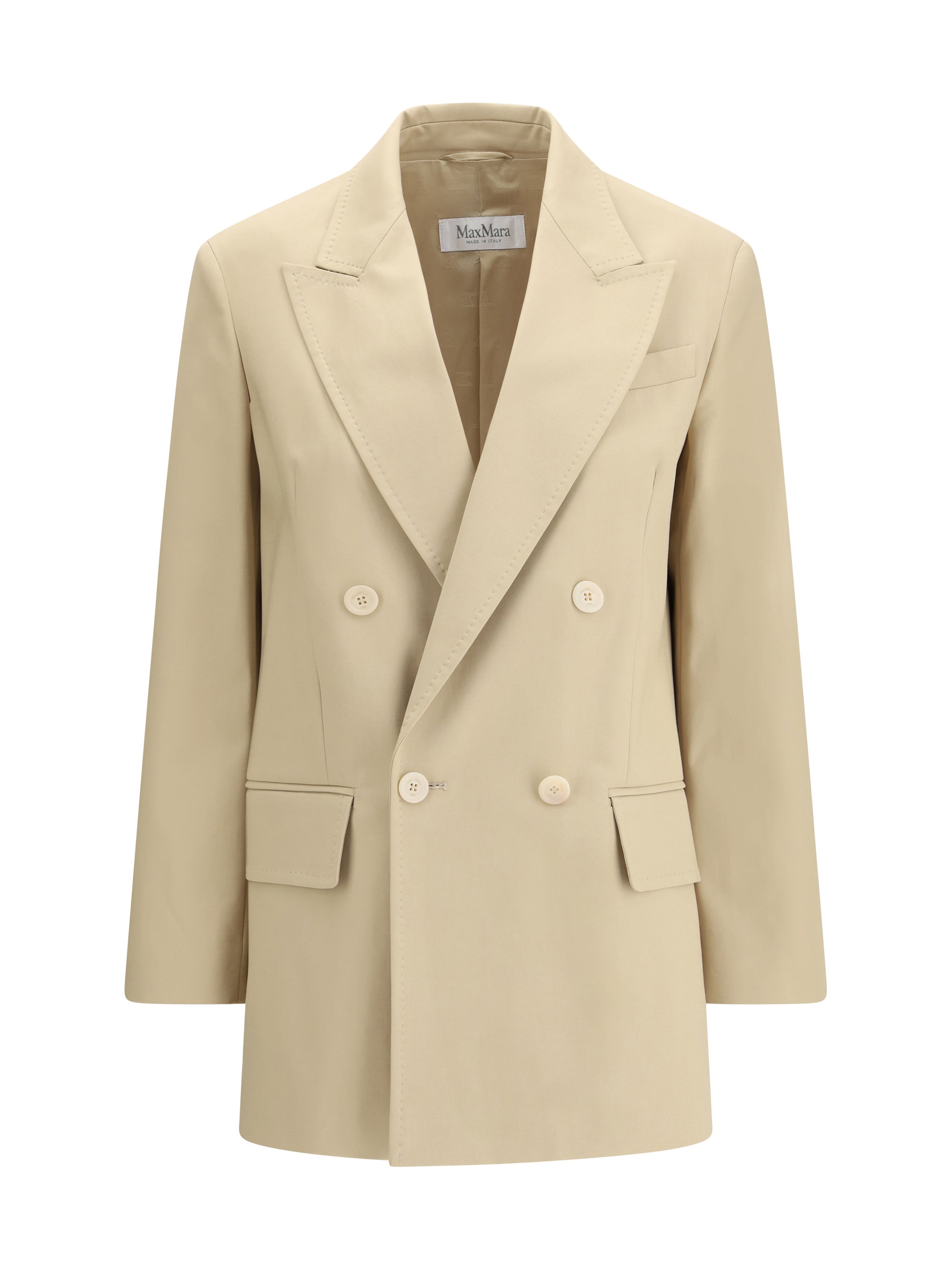 MAX MARA 38 olimpia stretch canvas jacket