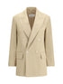 MAX MARA 38 olimpia stretch canvas jacket