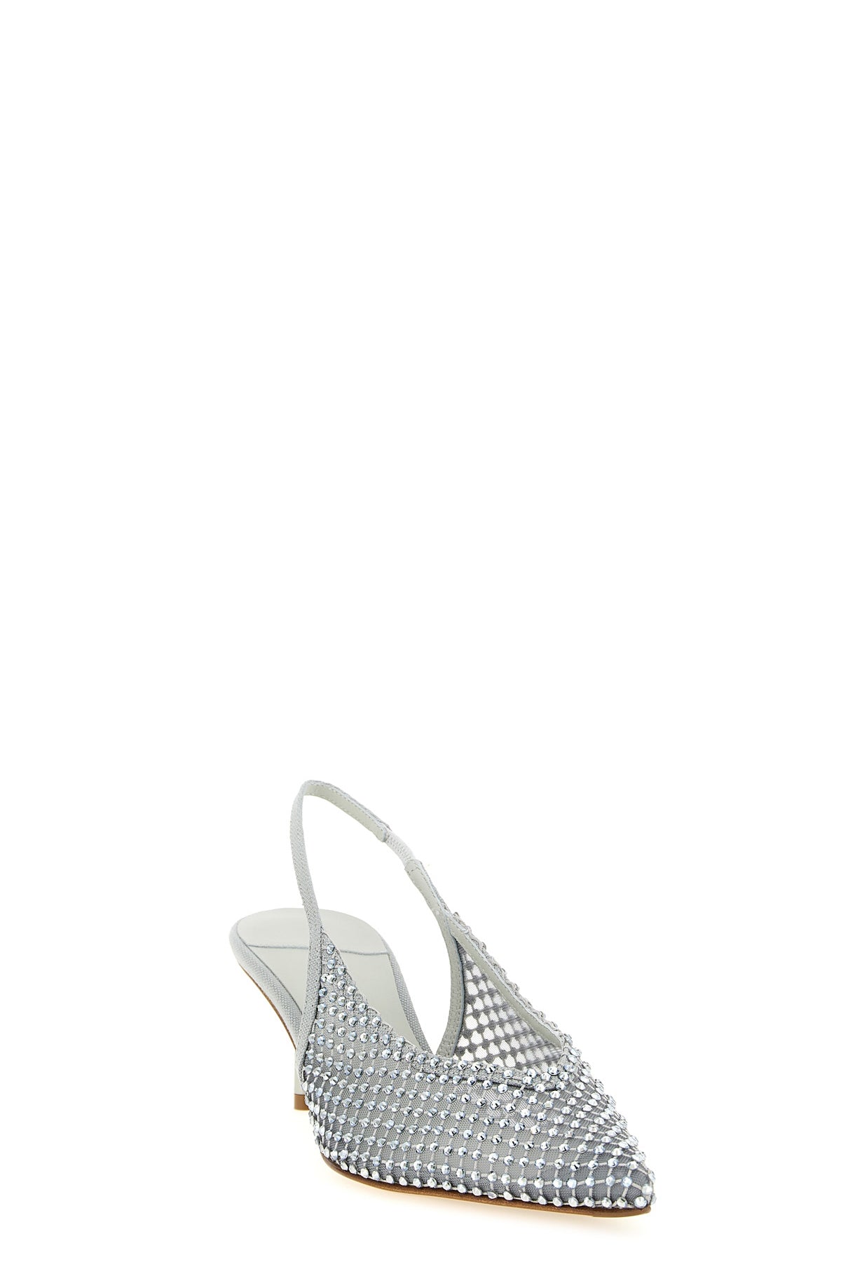 gilda semi-transparent mesh slingbacks