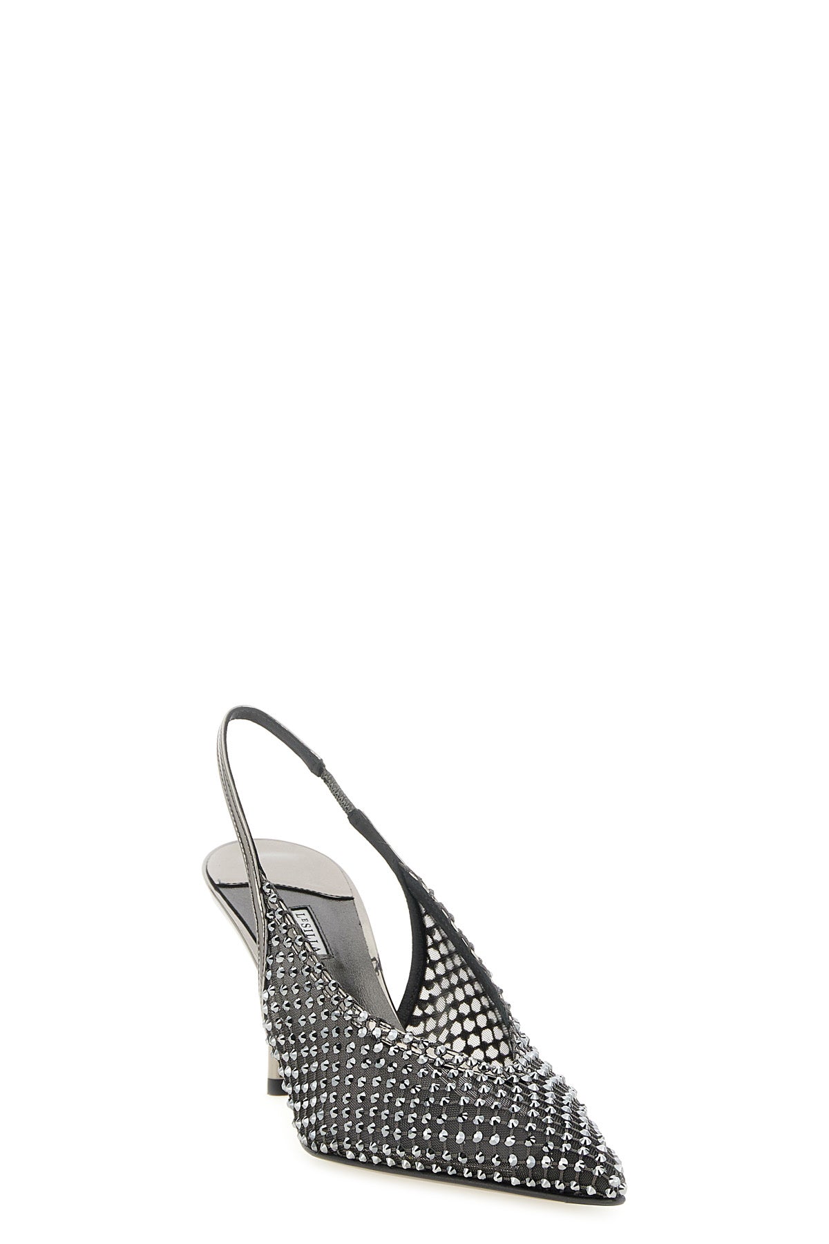 gilda semi-transparent mesh slingbacks