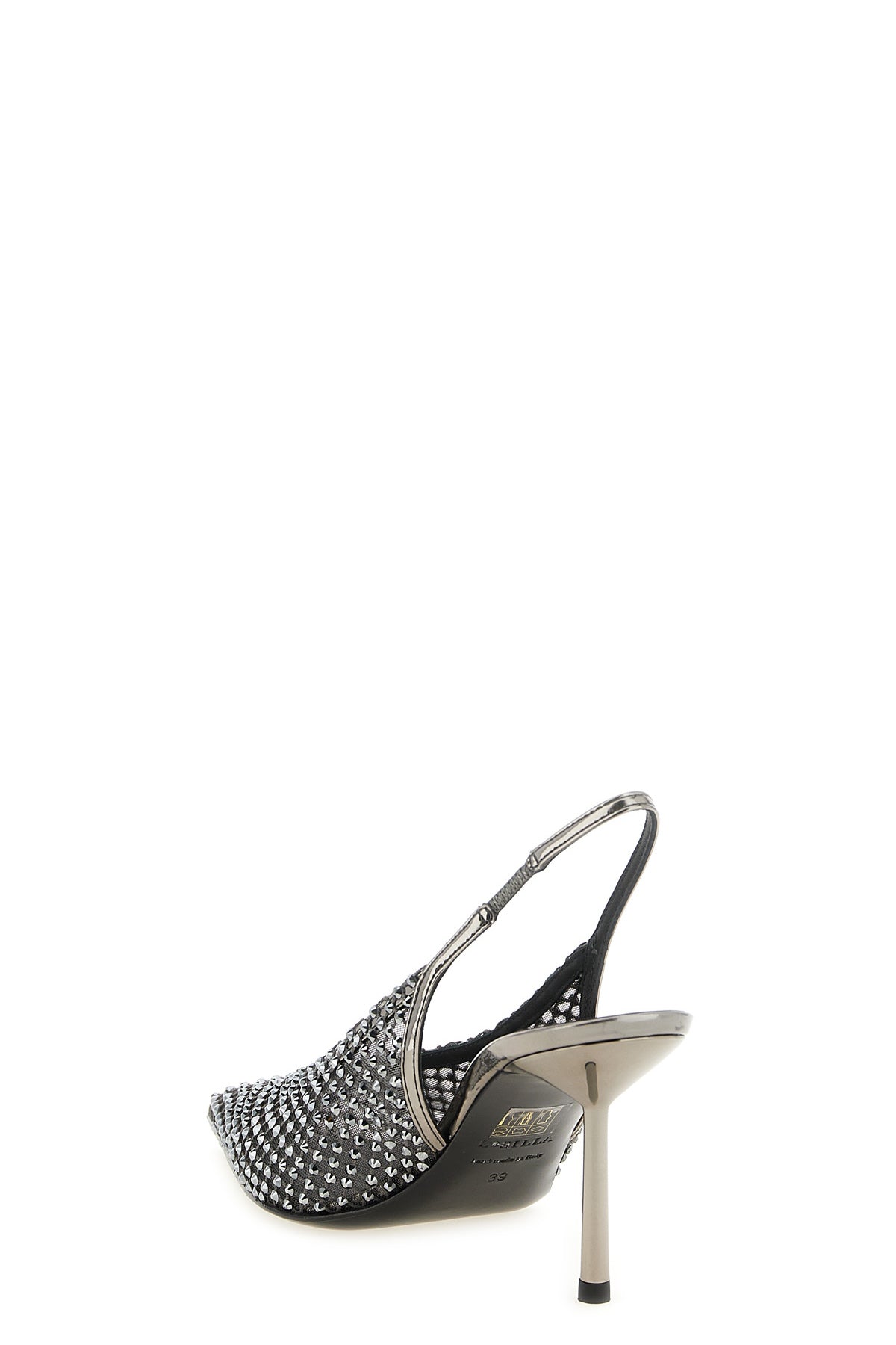 gilda semi-transparent mesh slingbacks