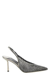 gilda semi-transparent mesh slingbacks