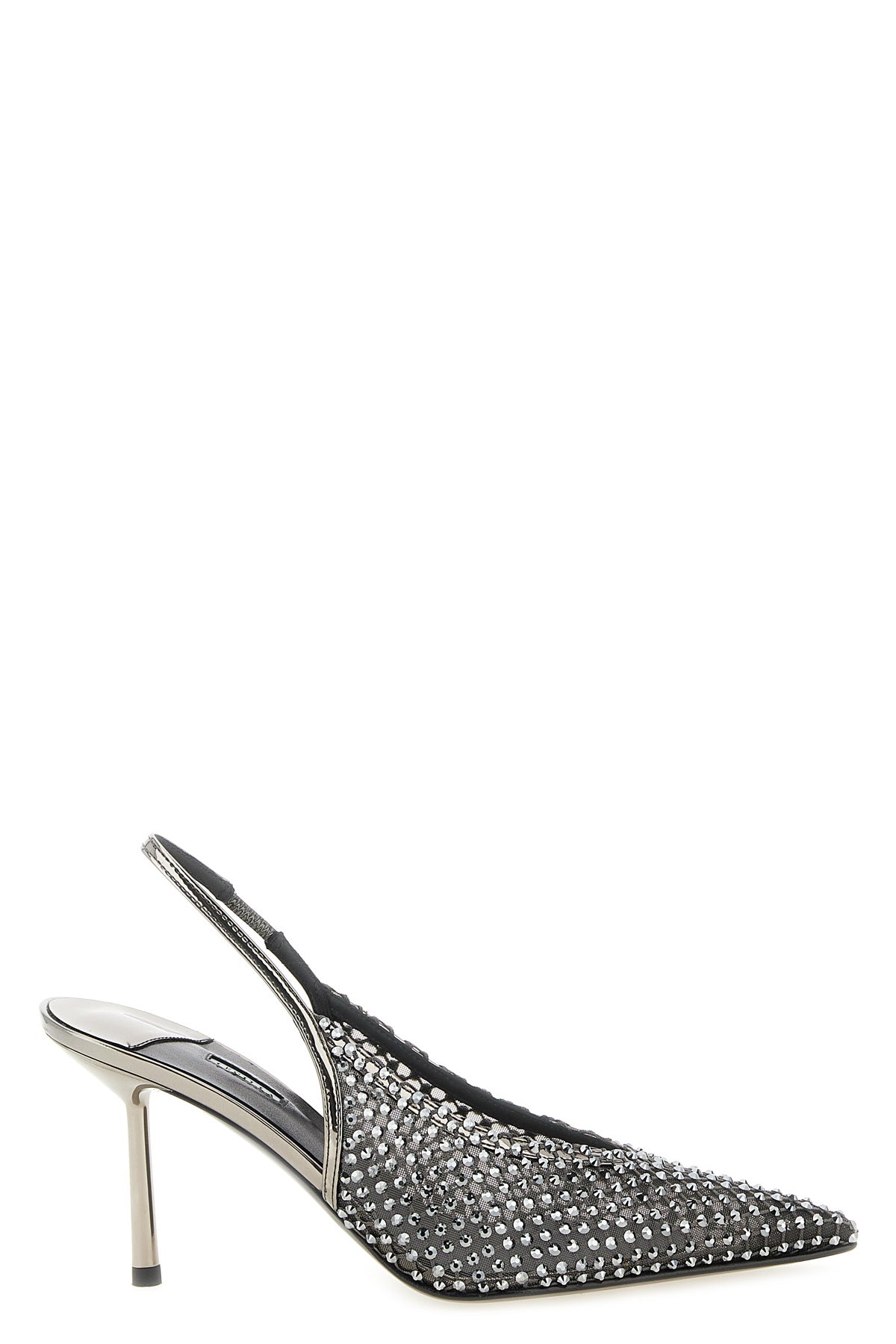 gilda semi-transparent mesh slingbacks