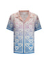 CASABLANCA M silk cuban collar short sleeve shirt 