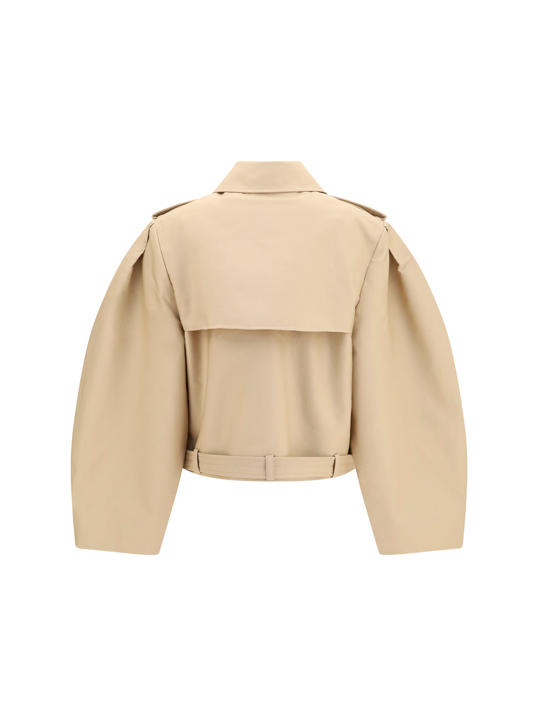 GANNI 34 double-breasted belted jacket