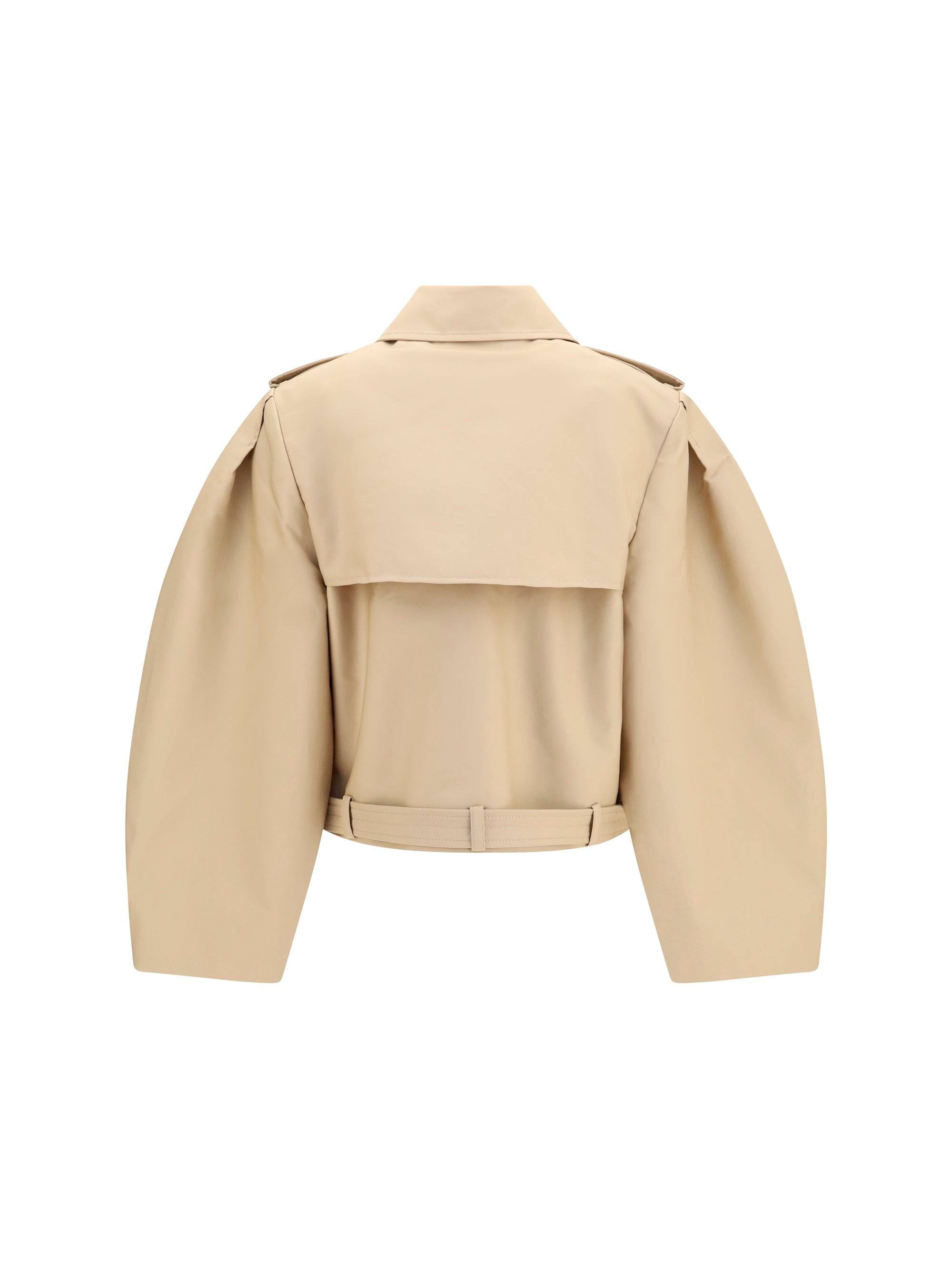 double-breasted belted jacket