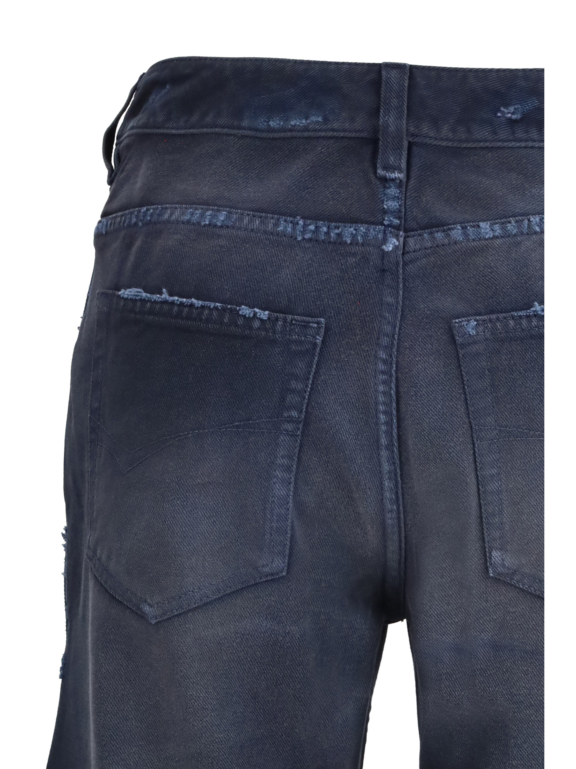 curved waist jeans