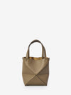 puzzle fold mini tote bag