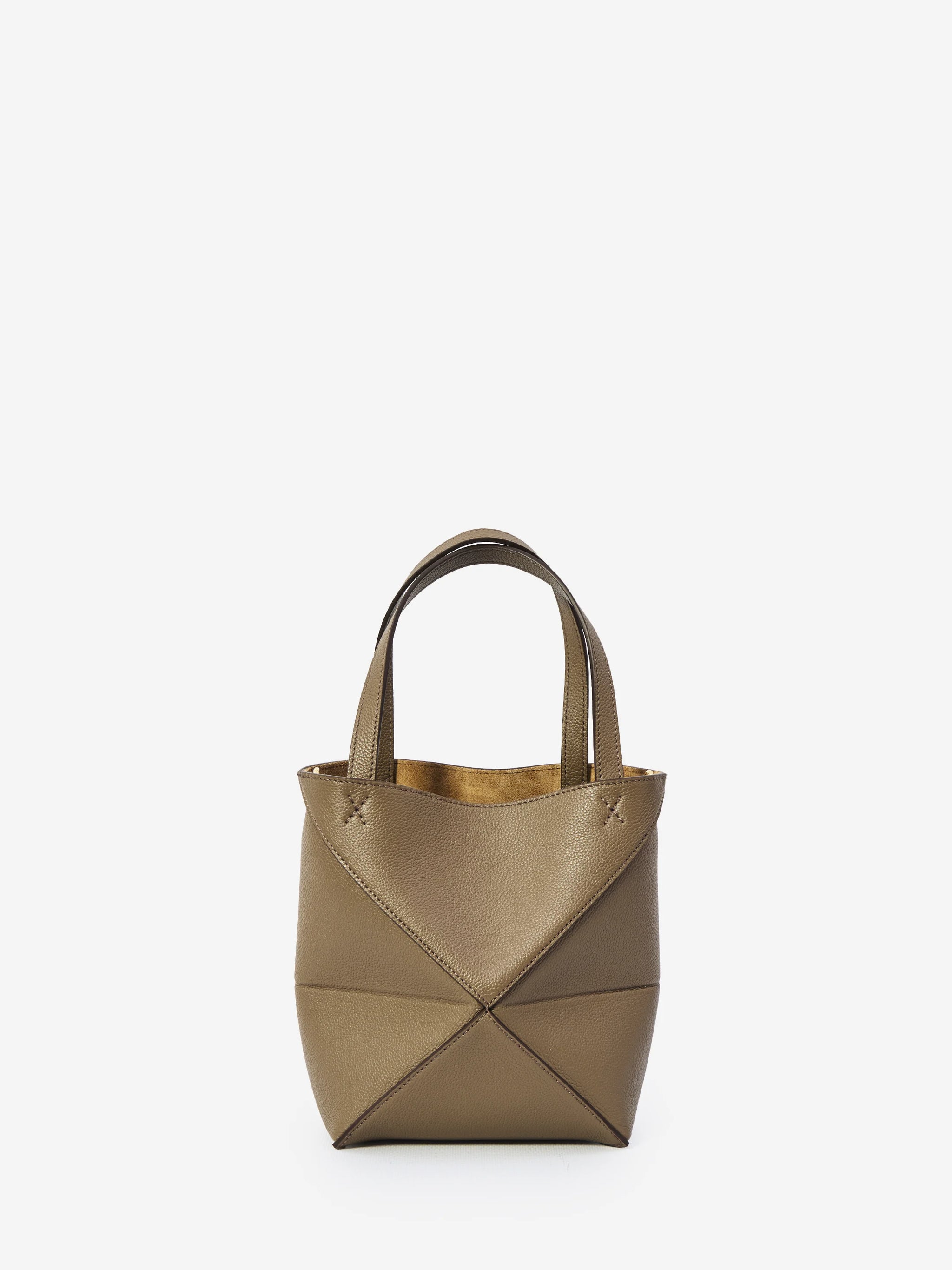 puzzle fold mini tote bag