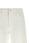 the whole lot zip twist fray denim bermuda shorts in semi-rigid totally innoc