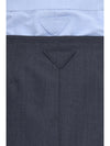 double-layer midi skirt in cotton and linen