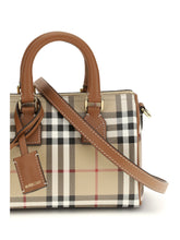 BURBERRY OS mini check bowling handbag