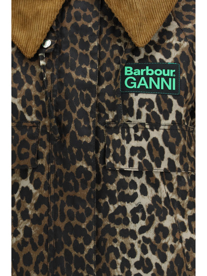 BARBOUR 8 waxed cotton anorak smock by barbour x ganni