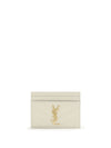 matelassé leather cardholder