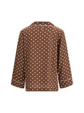 P.A.R.O.S.H. L polka-dot silk shirt