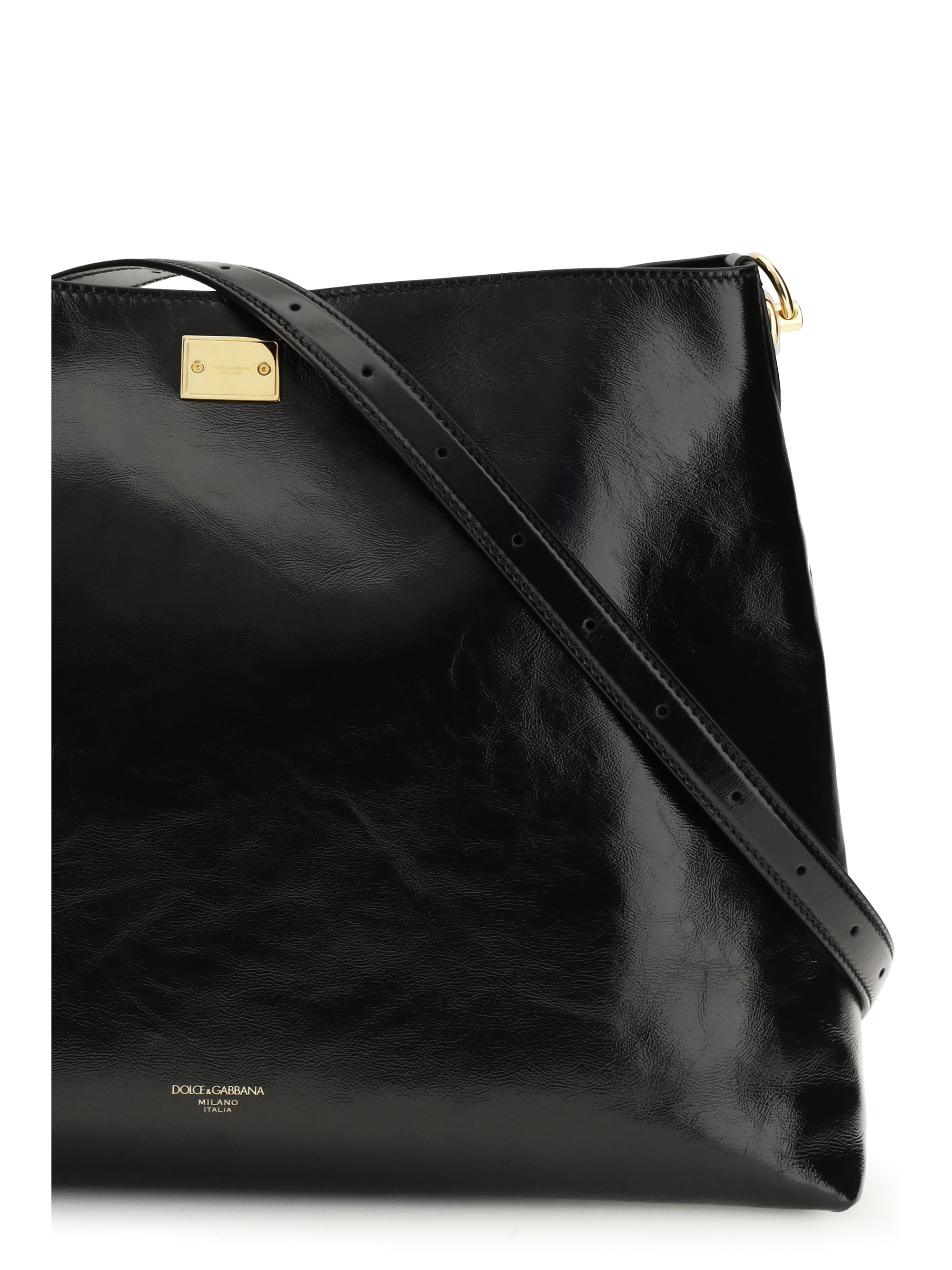 large vittoria leather shoulder bag