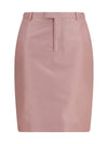silk faille skirt