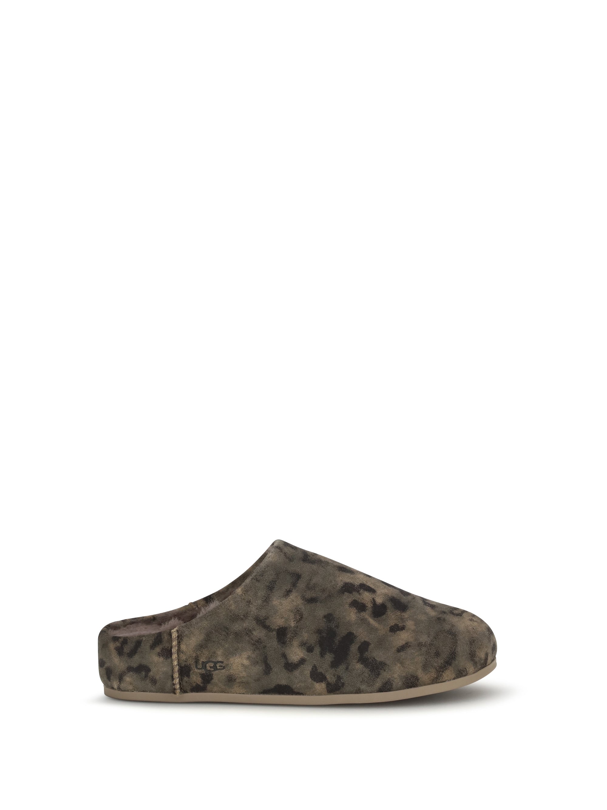 elea spotted slip-on mules