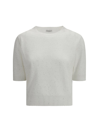 BRUNELLO CUCINELLI S dazzling cotton sweater