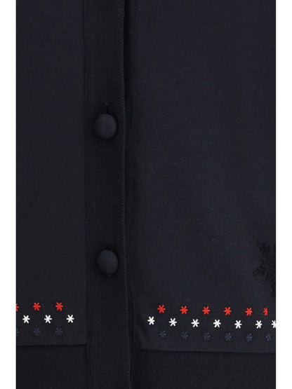 THOM BROWNE 42 snowflakes cardigan