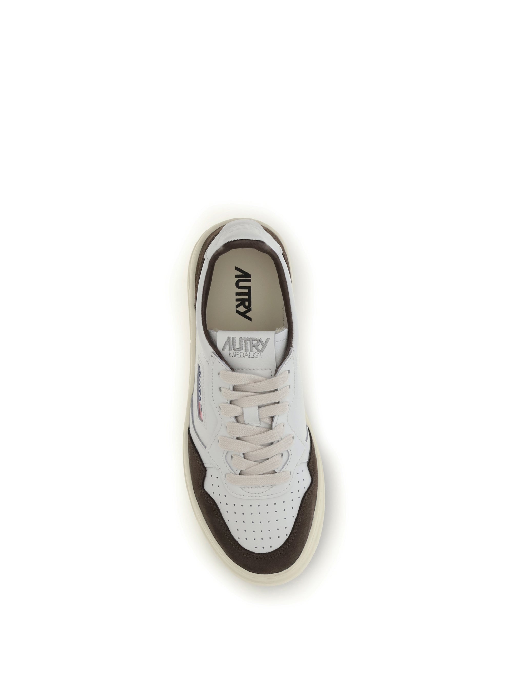 medalist low leather sneakers