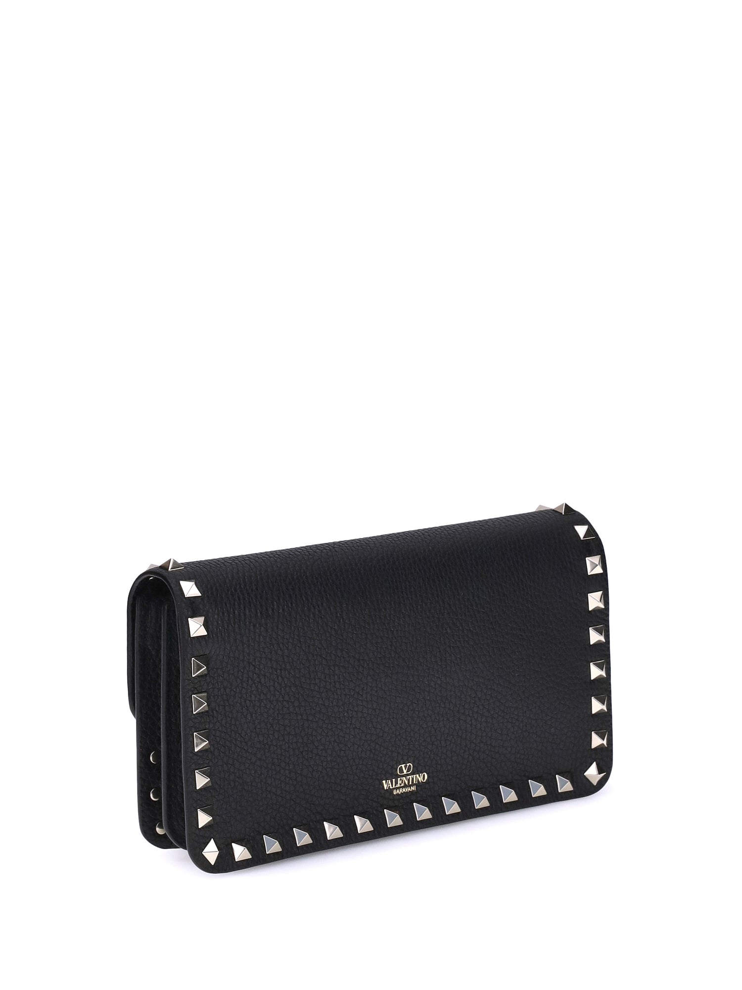 rockstud pochette with chain