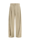 iven silk and nylon pants