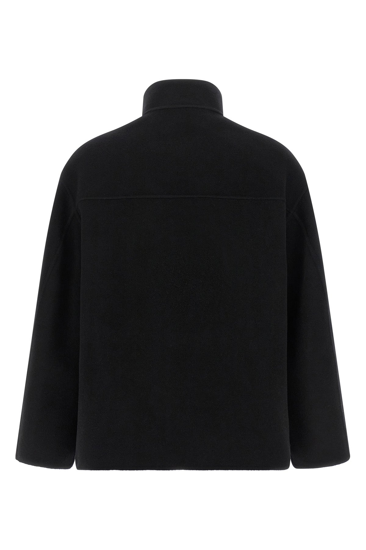 the rohe jacket in doubled wool and cashmere blend sets new standards in contemp