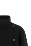 the rohe jacket in doubled wool and cashmere blend sets new standards in contemp