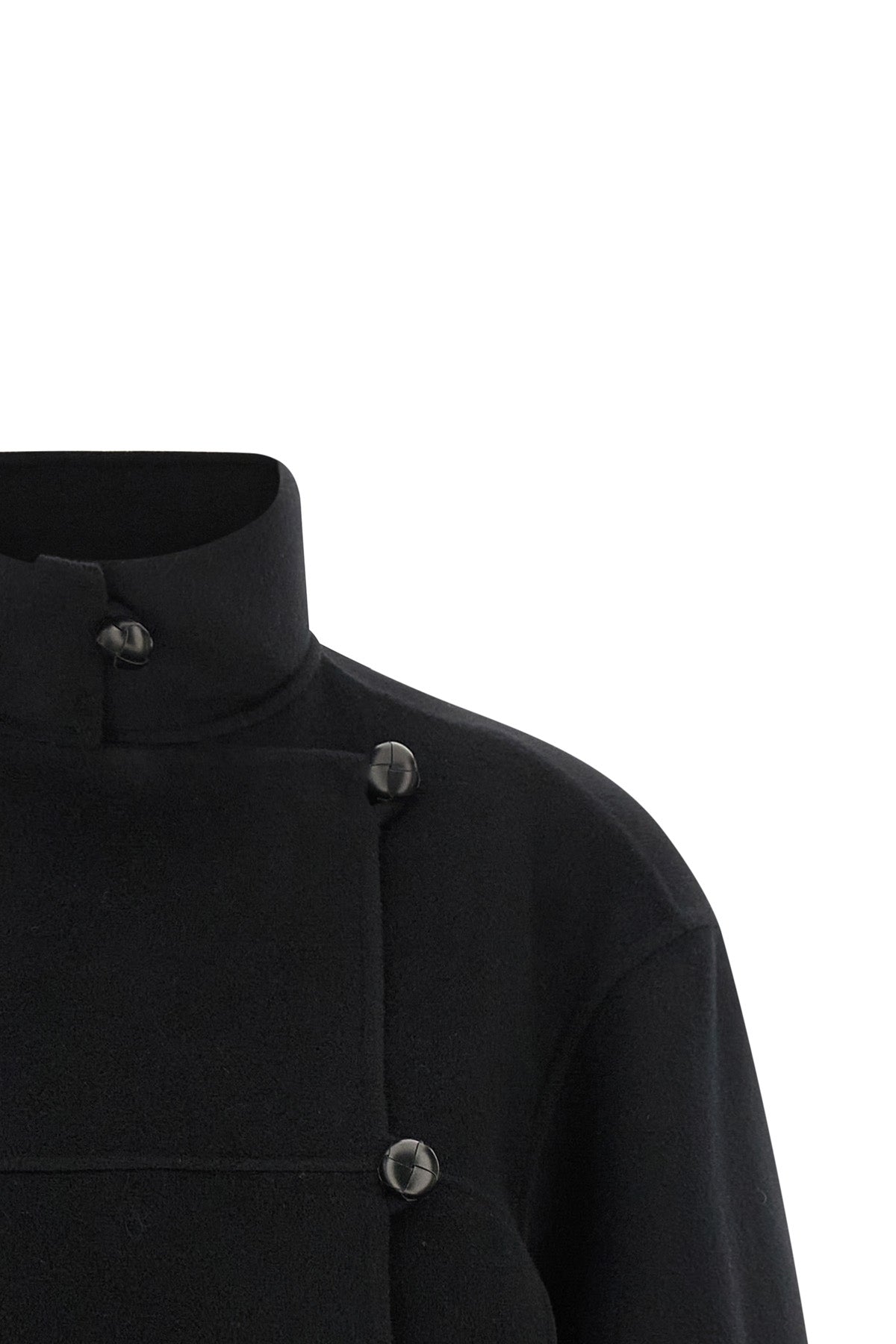 the rohe jacket in doubled wool and cashmere blend sets new standards in contemp