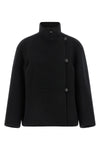the rohe jacket in doubled wool and cashmere blend sets new standards in contemp