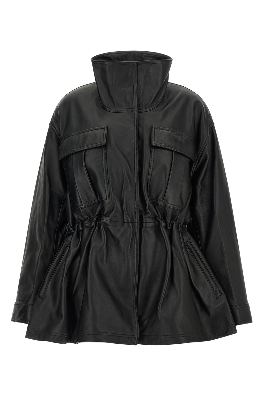 ROHE 32 the rohe sculpturaj leather jacket redefines the volumes of contemporary outerwe
