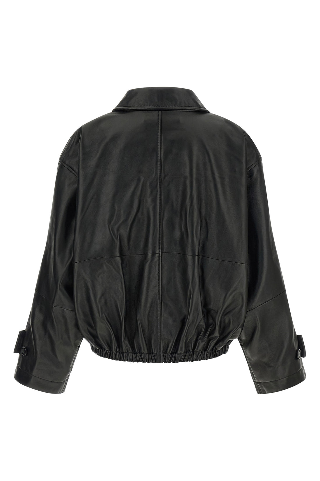ROHE 32 the rohe leather blouson redefines outerwear through a sculptural and voluminous