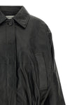 the rohe leather blouson redefines outerwear through a sculptural and voluminous