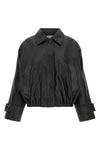 the rohe leather blouson redefines outerwear through a sculptural and voluminous