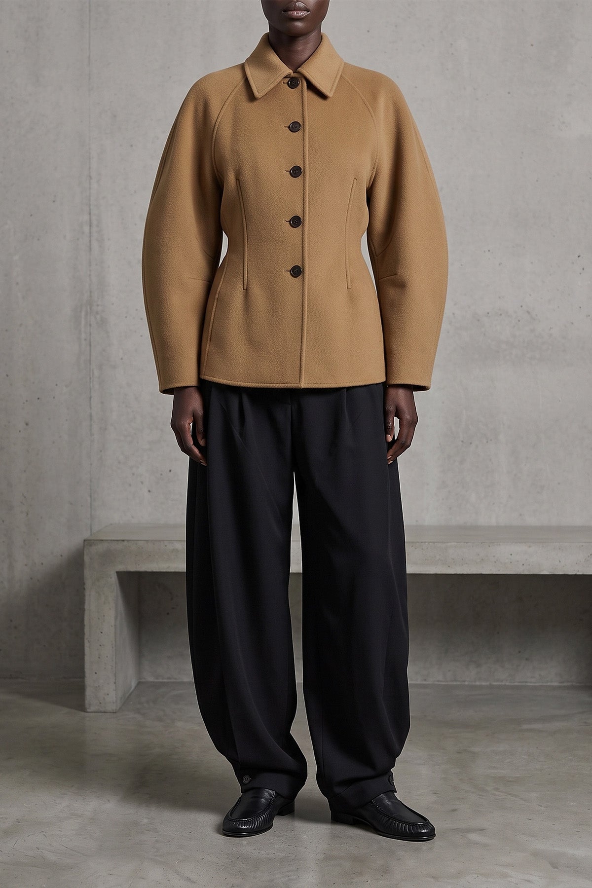 the róhesculptural jacket redefines the codes of contemporary tailoring through