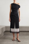the rohe top redefines modern tailoring through an asymmetrical silhouette of gr