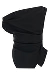 the rohe top redefines modern tailoring through an asymmetrical silhouette of gr