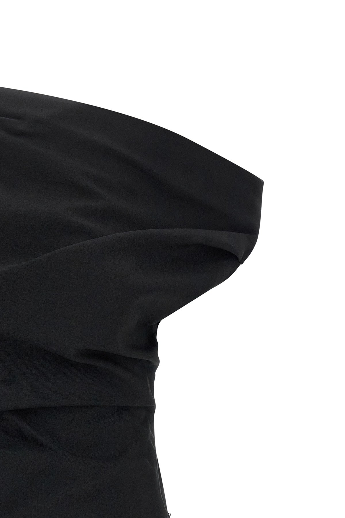 the rohe top redefines modern tailoring through an asymmetrical silhouette of gr