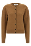the róhe cardigan is distinguished by a tailored knitted construction